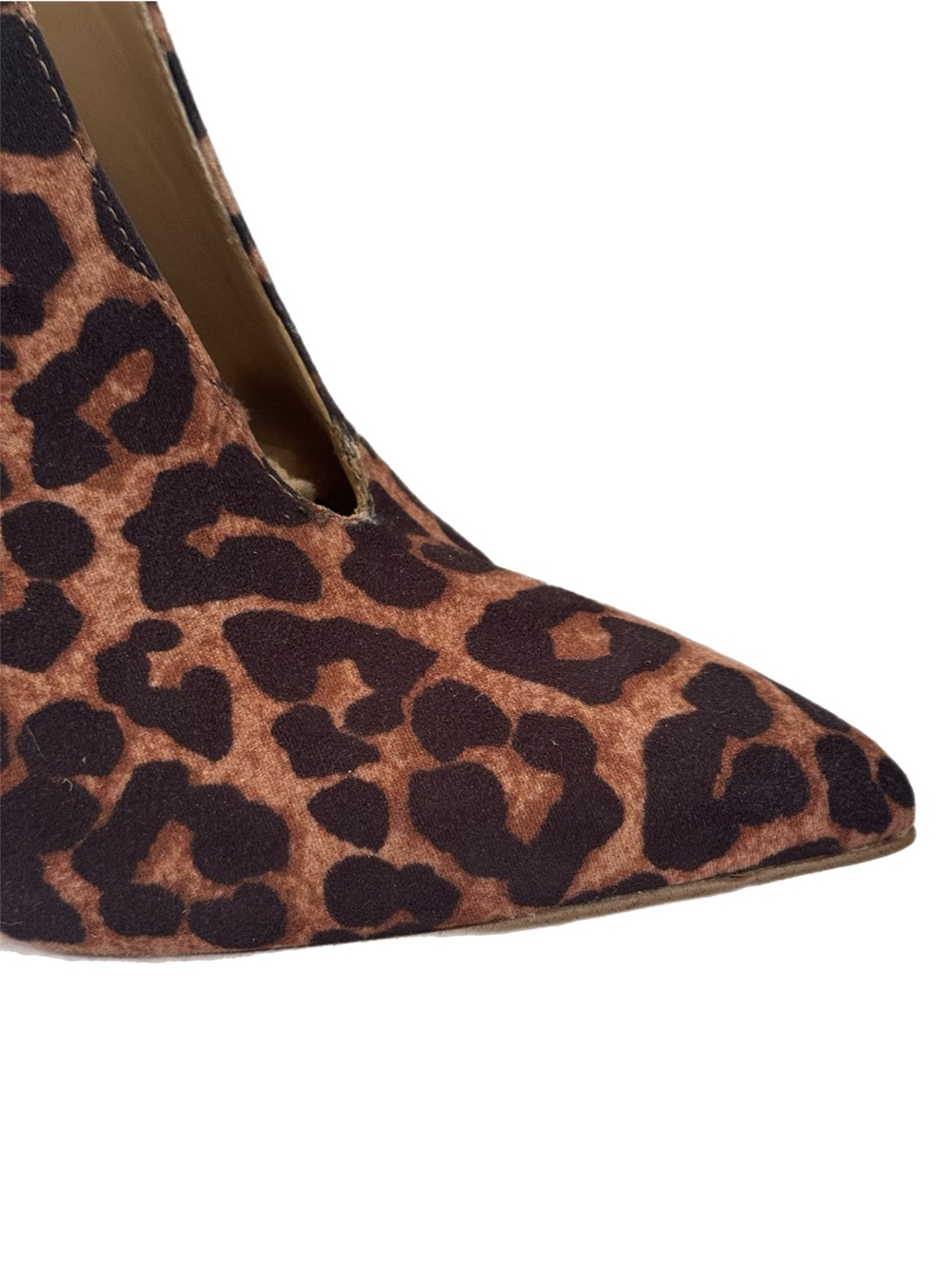 Jessica Simpson Tavely Leopard Print Pointed Toe Stiletto Booties - Picture 3 of 8